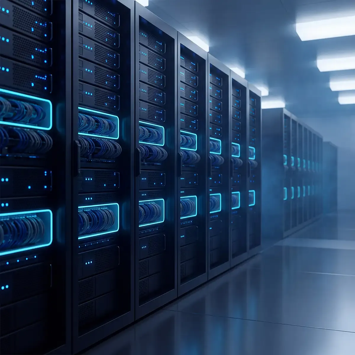 Data center server racks
