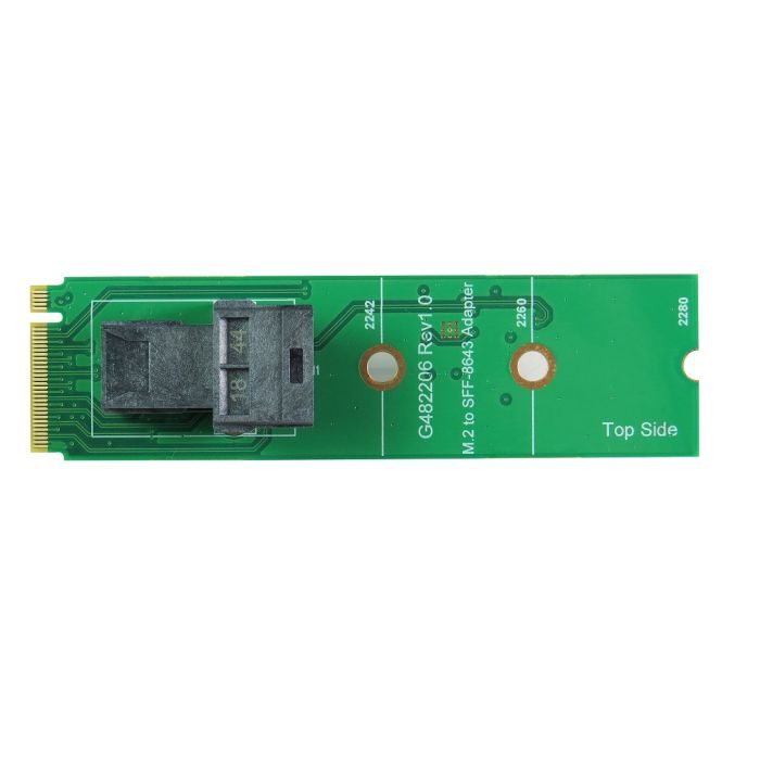 M.2 M-Key Mini SAS HD SFF-8643 Adapter: Adapter for high-speed data transfer
