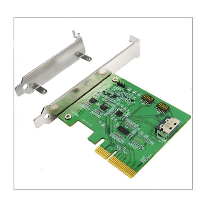 Buy PCIe x4 Gen4 ReDriver to MCIO 38P Add-In Card