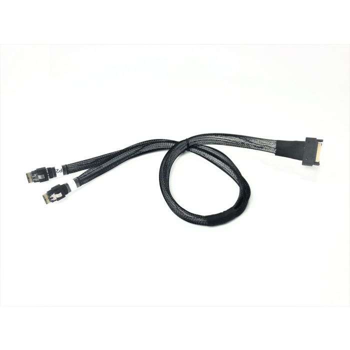 MCIO x8 74P to SlimSAS 2 X 4i Cable 600MM