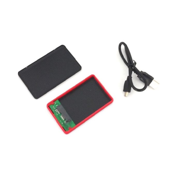 External Micro SATA 1.8 Inch SSD HDD Enclosure: USB 2.0 Case for Storage Devices