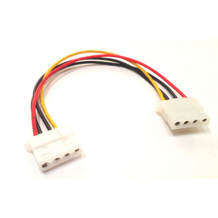 4 Pin Power Supply Female to 4 Pin Female Cable - 8 Inch