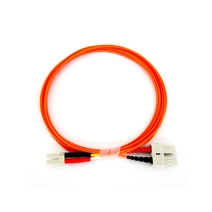 Fiber Optic Cable - Multimode Duplex 62.5/125 - LSZH - LC/SC - 3 Meter