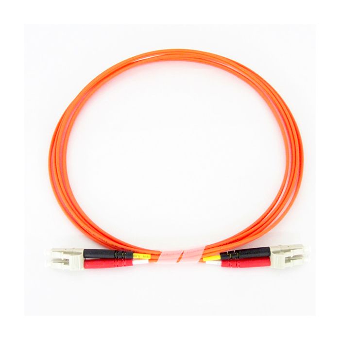  2 Meter Multimode Duplex Fiber Optic Cable 62.5/125 LSZH LC/LC