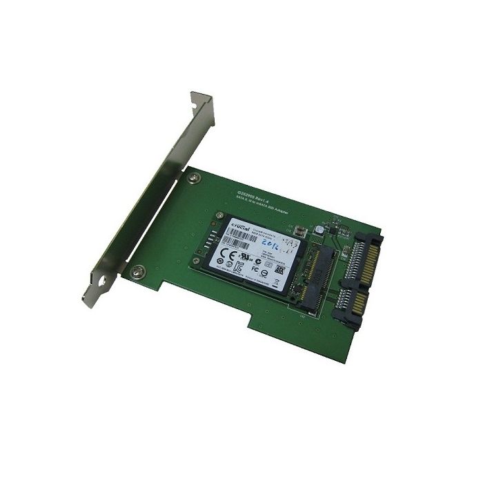 SATA III Adapter for mSATA SSd with PCI-e Full Bracket