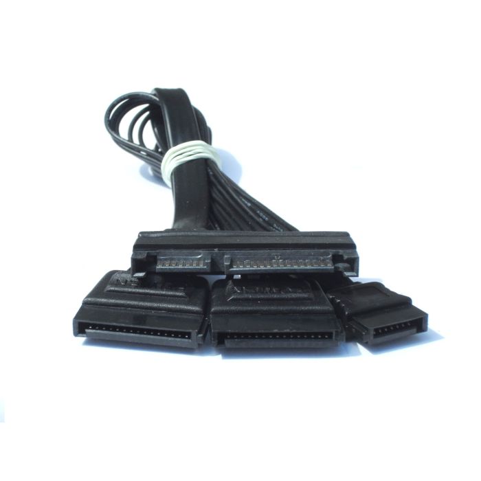 SATA 22 Pin Male to SATA 7 Pin and 2 X 15 Pin SATA Female Connectors