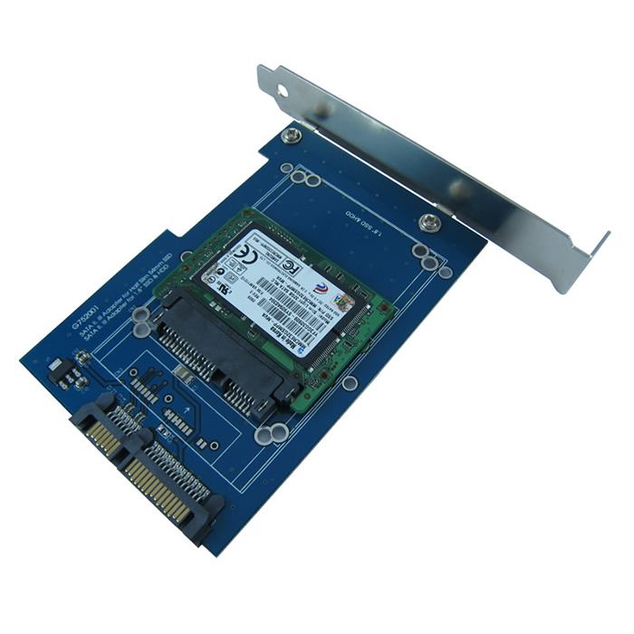 1.8 Inch Micro SATA SSD HDD to SATA Adapter with Bracket - Shop Now