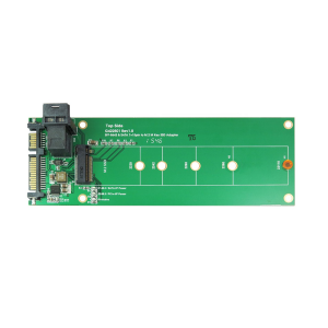 Buy SATA and Mini SAS SFF-8643 to M.2 SATA PCI-e SSD Adapter