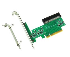 PCIE X8 Golden Finger to PCIE X8 Slot Adapter