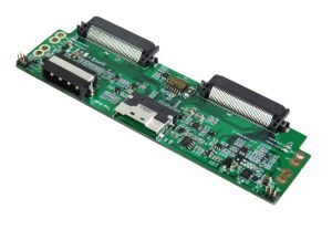 SlimSAS 8i PCIe 4.0 to U.2 SSD Dual Port Adapter 