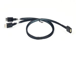 38 Pin  MCIO to 2 X OCULINK 42 Pin Cable