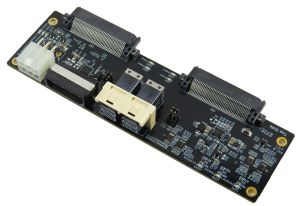 Buy SFF-8673 1x2, 4X to U.2 Dual Port AIC Adapter Card