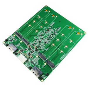 SlimSAS 8i Dual Port PCIe 4.0 for M.2 Quad Port Adapter