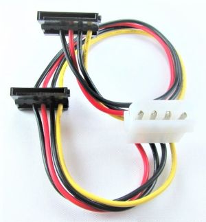 Molex to SATA Splitter Cable