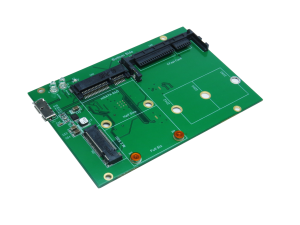USB 3.1 Micro B to M.2 - mSATA - CFast Card Adapter