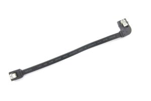 SATA 7 Pin Straight to 7 Pin with 90 Degree Latching Cable