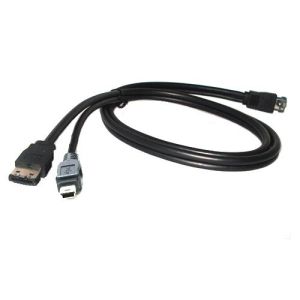 eSATA+USB Combined Cable to an eSATA Male and USB Mini type Male