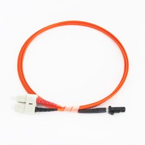 Fiber Optic Cable - Multimode Duplex 62.5/125 - LSZH - MTRJ/SC - 2 Meter