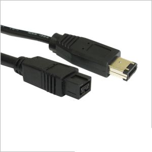  6 Feet Black IEEE 1394 Firewire Cable A type Male to B Male