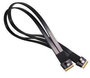 SlimSAS (SFF-8654) 8-Lane to SlimSAS (SFF-8654) 8-Lane Cable