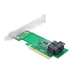 PCIe x8 to 2-Port U.2 NVMe Adapter