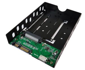 OCulink (SFF-8621) to 3.5 Inch U.2 SSD Caddy SATA to 2.5 Inch SATA SSD Caddy