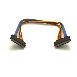 22 Pin SATA Female to 22 Pin SATA Female Power and Data Cable - 12 Inches