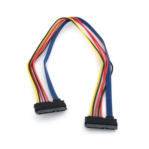 22 Pin SATA Female to 22 Pin SATA Female Power and Data Cable