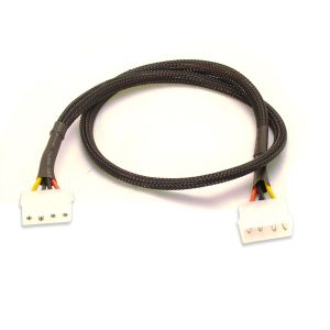 4 Pin Molex Power Extension Cable - 24 Inches