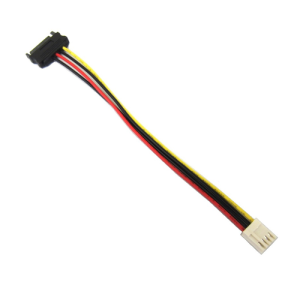 4-Pin Floppy Drive to 15 Pin SATA Male Power Cable