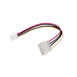 4-Pin Molex to Floppy Drive 4-Pin Power 9 Inch Cable