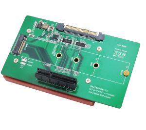U.2 (SFF-8639) to M.2 M-Key NVME SSD and PCIe X4 Slot