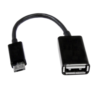 5in Micro USB to USB OTG Host Adapter M/F