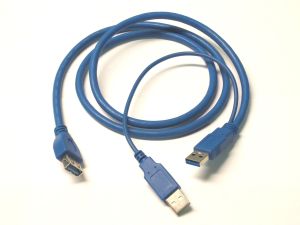 USB 3.0 A Male Y Cable to A Female Connector Cable