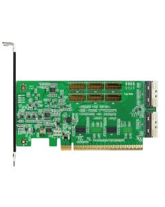 Get PCIe x16 GEN 5 Add-in-Card with Dual Port MCIO 74P ReDriver