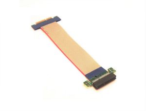 PCI-E Express 4X Riser Card with Flexible Cable