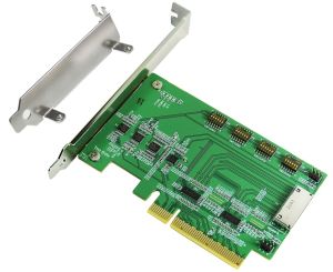 PCIe x8 with Re-Driver to Oculink 8i Add-in-Card PCIe Gen 4