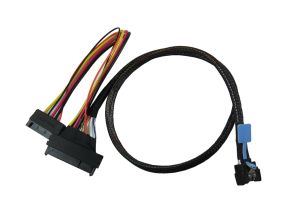 PCIe Gen4 Mini Cool Edge IO 38pin to U.2 (SFF-8639) Cable 50 CM