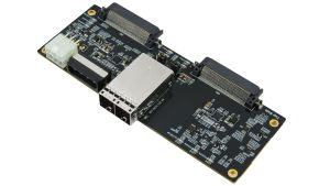 External Mini SAS HD (SFF-8674) 8x to U.2 Dual Port PCIe 4.0