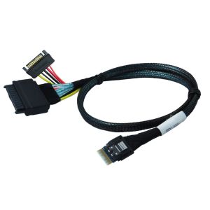 Slim SAS SFF-8654 4i Straight to SFF-8639 U.2 Cable