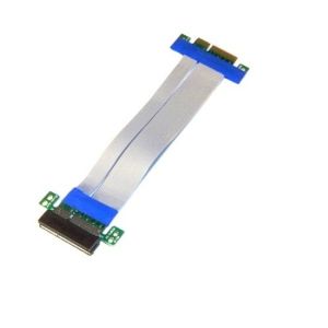 PCI-E Express 4X Riser Card with Flexible Cable 12 Inches