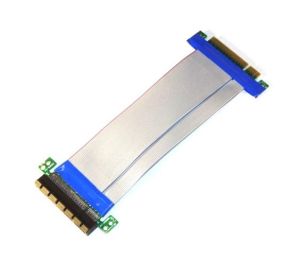 PCI-E Express 8X Riser Card with Flexible Cable 12 Inches
