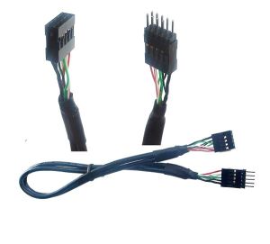 SB 2.0 10 Pin Male to Female Internal Motherboard Extension Cable