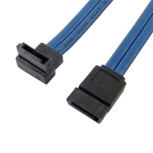 7 Pin SATA 90 Degree Left Angle to Straight 7 Pin Cable 20 Inches