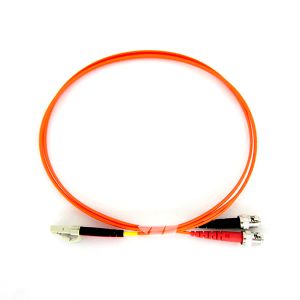 Fiber Optic Cable - Multimode Duplex 62.5/125 - LSZH - LC/ST - 1 Meter