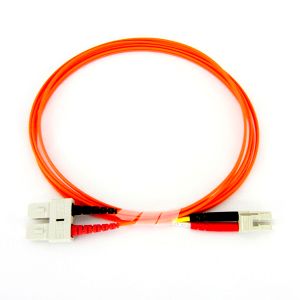 Fiber Optic Cable - Multimode Duplex 62.5/125 - LSZH - LC/SC - 2 Meter