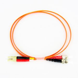 Fiber Optic Cable - Multimode Duplex 50/125 - LSZH - LC/ST - 1 Meter