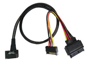 PCIe Gen4 Gen-Z 1C Male to U.2 (SFF-8639) Cable -50CM