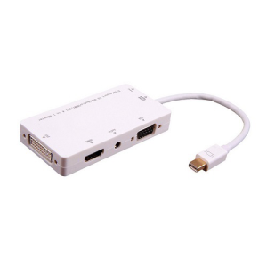 Mini DP to VGA + Audio + DVI + HDMI Adapter