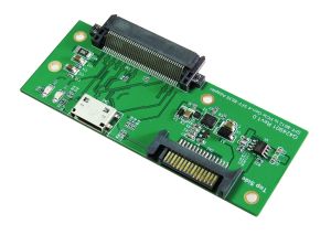 PCIe Gen4 16GT/s OCulink (SFF-8612) for U.2 SSD (SFF-8639) Adapter 